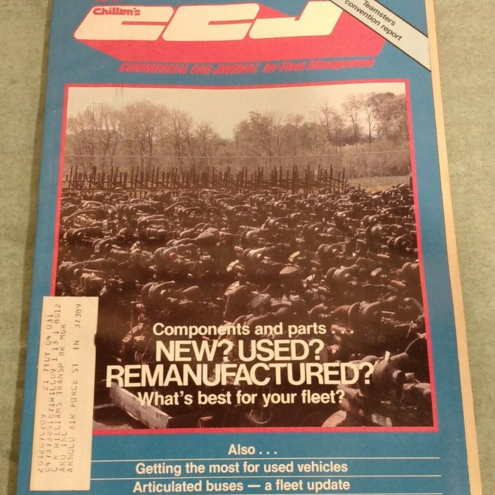 chiltons commercial car journal magazine july 1981 teamsters convention report